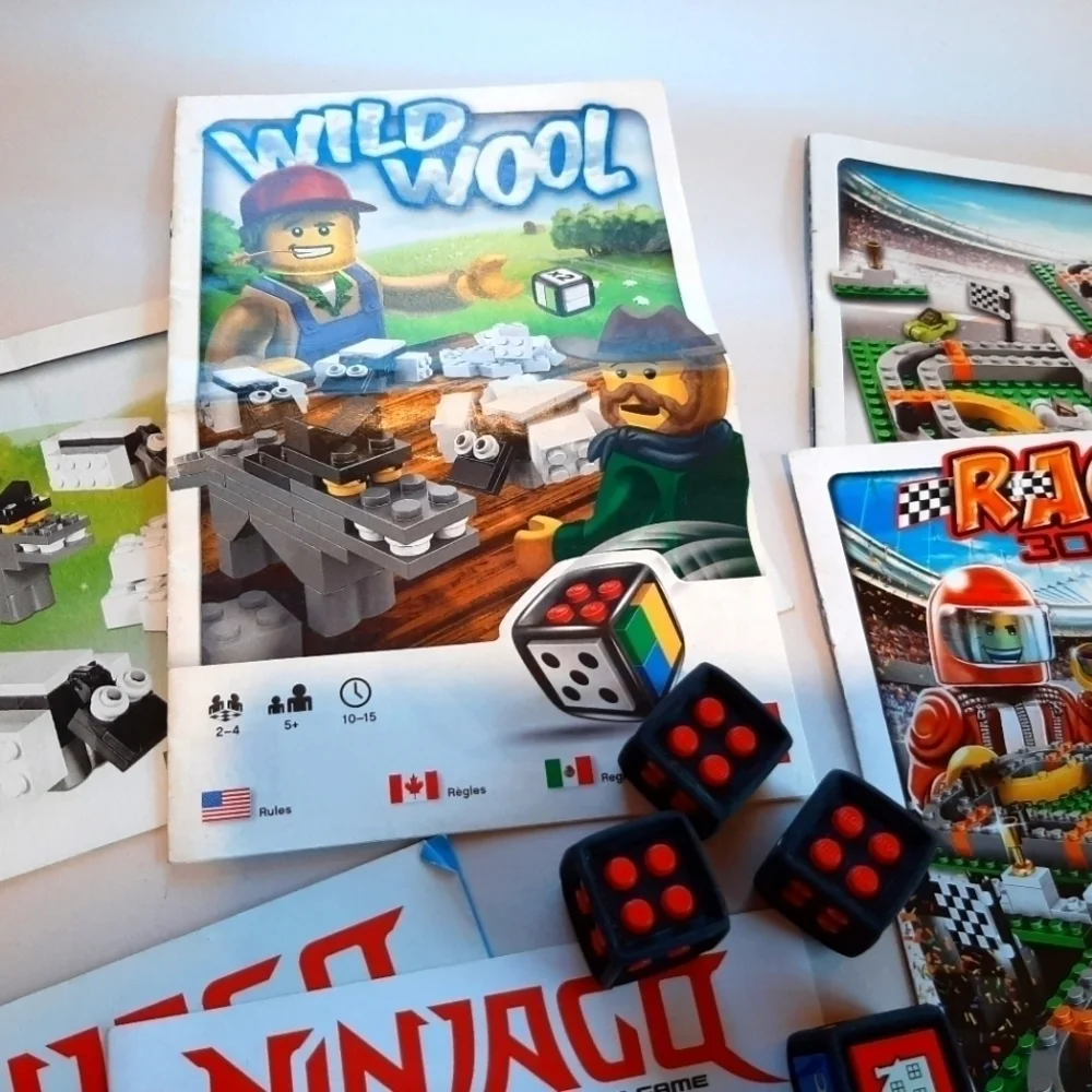 Lego Game Lot Pieces Dice Instruction Manual Replacement Booklets